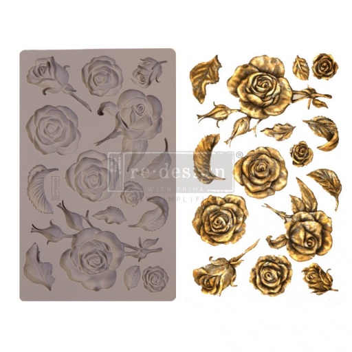Redesign Decor 5'' x 8'' Silicone Mould - Fragrant Roses